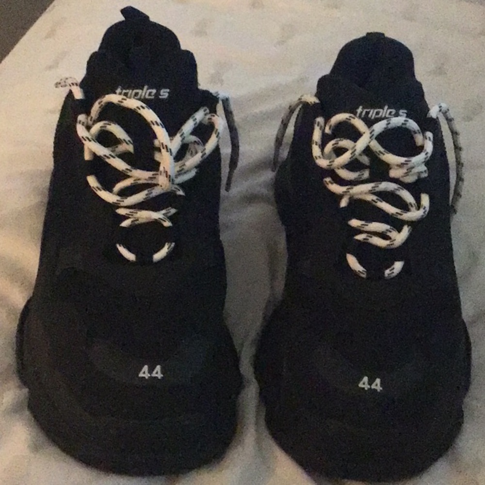 Black pair of balenciaga